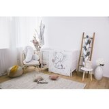 Freeon komplet 3u1: dječji krevetić Ava s madracem i 6-djelnom posteljinom Zaigrani slonić 50023 | shoptok.hr