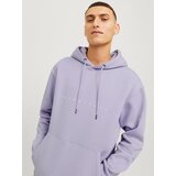 Jack & Jones Sweater majica 'JJESTAR' lavanda / bijela | shoptok.hr