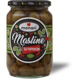 Manari masline sa paprikom 680g Cene