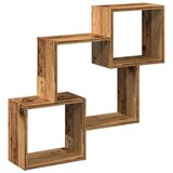 vidaXL Zidni ormarić 78x18x71 cm boja starog drva konstruirano drvo | shoptok.hr