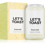 homesick Let's Toast dišeča sveča 390 g