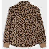 Sinsay Raspariva dukserica sa stojećim ovratnikom u leopard uzorku | shoptok.hr