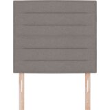 LED vzglavje z linijskim dizajnom Taupe 100 cm Tkanina, (22080246) | Shoptok.si