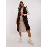Wool Fashion Italia Vest-AT-KZ-2368-1.07-dark brown | Shoptok.si