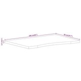vidaXL Ploča za radni stol zaobljena 160x50x2,5 cm od drva manga | shoptok.hr