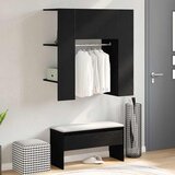  Ormar za hodnik Crni hrast 97,5 x 37 x 99 cm Konstruirano drvo | shoptok.hr