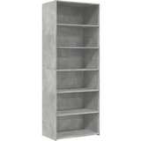 Maison Chic Visoka omara - Komoda - Predalnik betonsko siva 70x41x185 cm inženirski les, (21721506) Cene