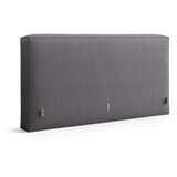 Micadoni Tamno sivi tapecirani bračni krevet s prostorom za odlaganje s podnicom 200x200 cm Simon Olivia – | shoptok.hr