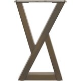  Noge za klub stolić 2 kom. Prirodni čelik 38 x (42-43,3) cm Čelik | Eponuda.ba