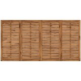  Stol za bar u vrtu Prirodna i bijela 196 x 100,5 x 105 cm | shoptok.hr