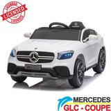 Mercedes GLC Coupe - Licencirani džip na akumulator - Meke gume + kožno sedište - Beli Cene
