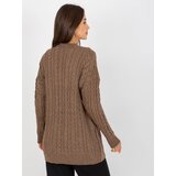 RUE PARIS Sweater-LC-SW-8008.80P-brown | Shoptok.si