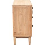  Komoda s ladicama od masivne jelovine 80 x 36 x 75 cm | shoptok.hr