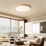 Brilagi prigušiva LED svetiljka WOODLINE LED/72W/230V 3000-6000K hrast prečnik 60 cm +daljinski upravljač | Eponuda.com