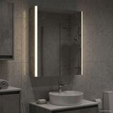  Kopalniška ogledalna omara Betonsko siva 43 x 11,5 x 60,5 cm, (5000232893) | Shoptok.si