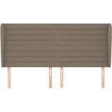  Uzglavlje s ušima smeđesivo 163x23x118/128 cm od tkanine | shoptok.hr
