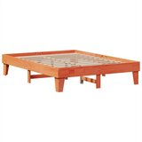  Posteljni okvir brez vzmetnice vošč. rjav 150x200 cm borovina, (21531791) | Shoptok.si