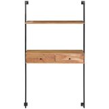 Furnova Stenska miza 90x40x170 cm trden akacijev les, (21925140) | Shoptok.si