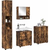  Set namještaja za kupaonicu 4 kom. Dimljeni hrast | shoptok.hr