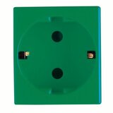 GEWISS GW20283 nemački standard utičnica 250V AC - za namenske linije - 2P + E 16A - 2 MODULA - zelena- sistem Cene