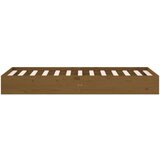  Posteljni okvir medeno rjav iz trdnega lesa 75x190 cm 2FT6, (20684863) | Shoptok.si