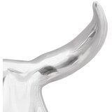  Lubanja bika Srebrno 34 x 13 x 53 cm Aluminij | shoptok.hr