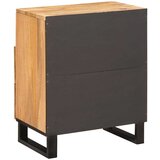  Nočna omarica Naravna 50 x 33 x 60 cm Masiven les manga, (5000107288) | Shoptok.si