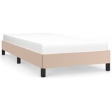  Okvir za krevet boja cappuccina 100x200 cm umjetna koža | shoptok.hr