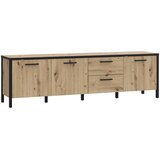 Modern Living Tv-element Kirikus, Barva Hrasta, Črna | Shoptok.si