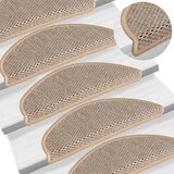 vidaXL Samoljepljivi otirači za stepenice 30 kom 56x17x3 cm svjetlobež | shoptok.hr