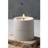 Conceptum Hypnose Betonska sveća Konik, Miris vanile i ruže, Parafin i soja, 8.5 cm, Bela | ePonuda.com