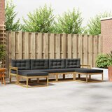  Set vanjskih sofa 6 kom. Bijela i antracit | shoptok.hr
