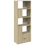 Maison Chic Knjižna omara - Knjižni regal sonoma hrast 70x36x189 cm inženirski les, (21724640) Cene