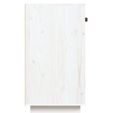  Komoda bijela 100 x 40 x 75 cm od masivne borovine | shoptok.hr