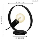 Eglo 43615 - Stona lampa FRIJOLAS 1xE27/40W/230V | Eponuda.com