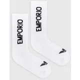 Emporio Armani Underwear Nogavice 2-pack moški, bela barva