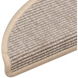  Prostirke za stepenice 15 kom 56x17x3 cm srebrne poluokrugle | Eponuda.ba