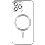 Magsafe silikonska maska za iphone 16 pro/ srebrna Cene