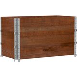  Okviri za palete 3 kom smeđi 100 x 50 cm od masivne borovine | Eponuda.ba