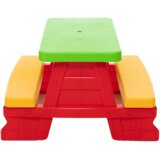 Dječji vrtni stol s klupama Dorex - crveni | Shoptok.si