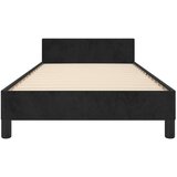  Posteljni okvir z vzglavjem črn 80x200 cm žamet, (20794851) | Shoptok.si