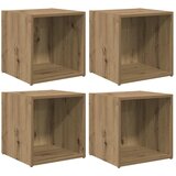  Set TV komoda Zidne 4 pcs Umjetnički hrast 37 x 35 x 37,5 cm | Eponuda.ba