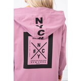Kesi Oversize dark pink cape with hood | shoptok.hr
