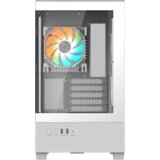Gigabyte White, M-ATX C201 PANORAMIC, Dual USB 3.0 ports on front I/O, Supports radiators up to 360mm, Detach - GB-C201PI | ePonuda.com