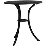 vidaXL 3-dijelni bistro set od lijevanog aluminija crni | shoptok.hr