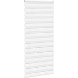 vidaXL Zebra senčilo bela 100x200 cm tkanina širina 95,9cm poliester | Shoptok.si