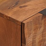  Kreveta 2 pcs Fin&amp;scaron; acacije smeđa 60 x 33 x 75 cm Slike