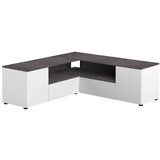 TemaHome Bela/siva TV omarica v betonskem dekorju 130x46 cm Angle – Cene