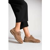 Marjin Oxford Shoes - Brown - Flat Cene