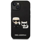 Karl Lagerfeld KLHCP14S3DRKCK za iPhone 14 6.1 črna trda zaščita - Full Bodies 3D | Shoptok.si